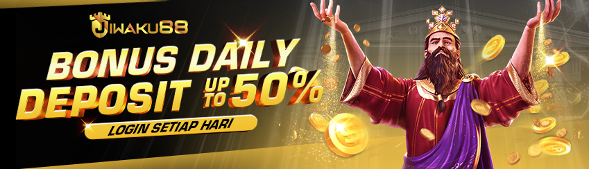 BONUS HARIAN 50%